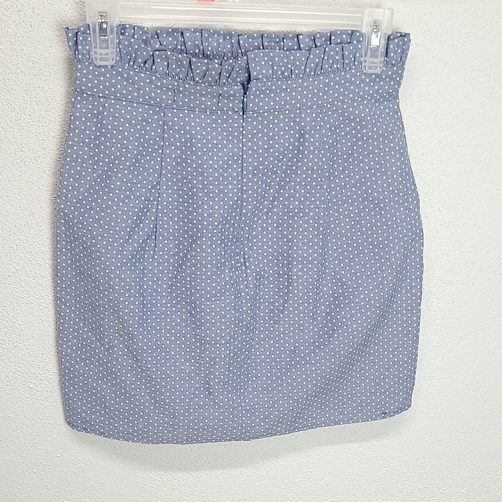 Re-named Polka-dot Skirt & Blue Cropped Top Set‎ Size S - Picture 3 of 9